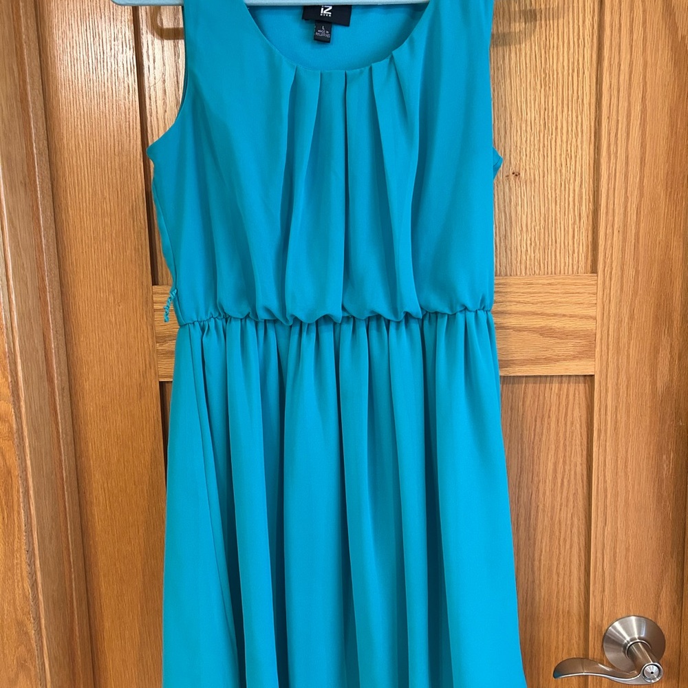 IZ Byer Teal Mini‎ Dress